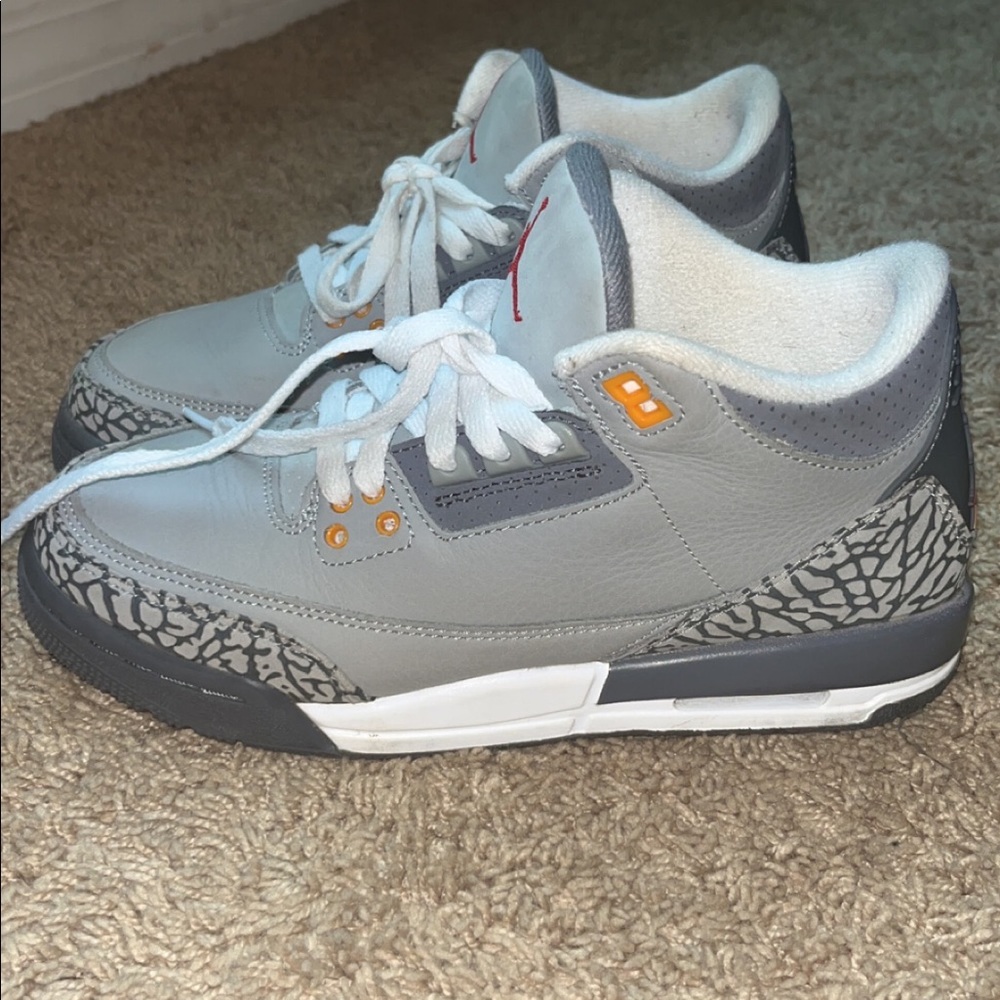Cool Grey Jordan 3s gently used with box $65
